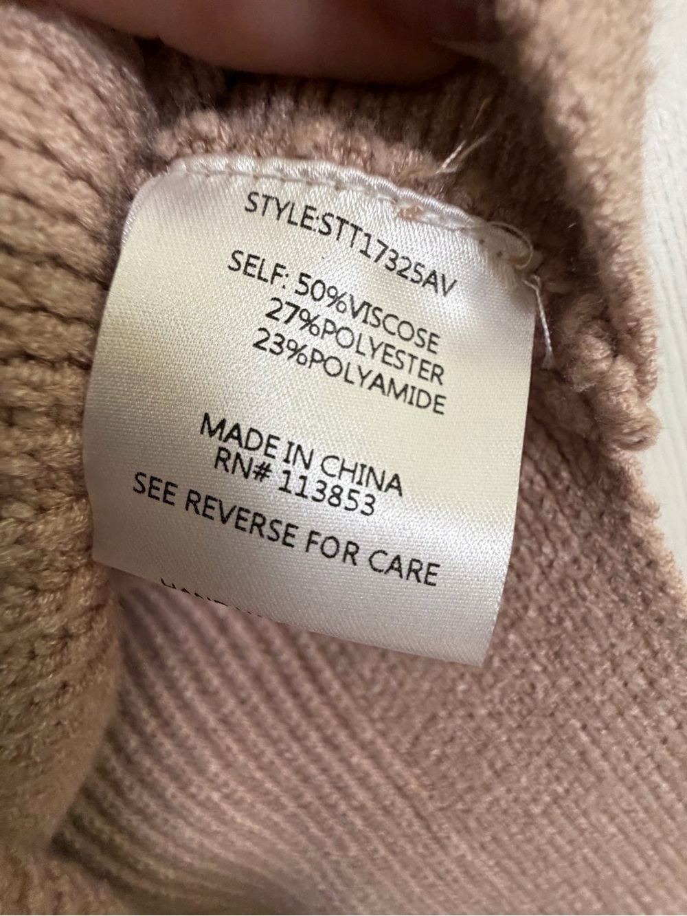 Avara Sweater Vest Small Brown Turtleneck Sleeveless Side Slit Knit Cozy - Picture 4 of 7